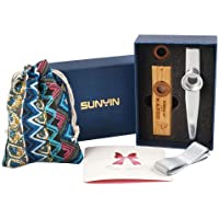 Los mejores  - SUNYIN Kazoo De Metal De Madera- Hermosa Caja De Regalo Para Ni?os y Adultos- Paquete De Regalo De Instrumentos…